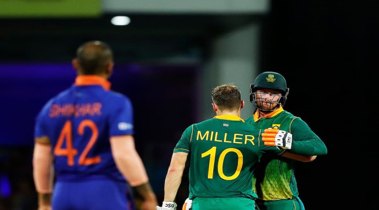 Miller-Klassen century partnership puts Africa in 250-run challenge against India