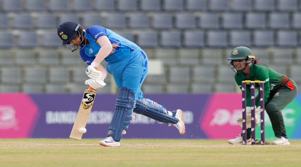 Women's T20 Asia Cup: India set a target of 160 runs against Bangladesh, Shafali Verma hits half century