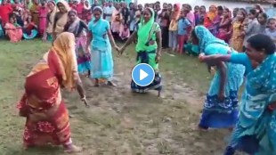 Viral video of women playing kabaddi in saree