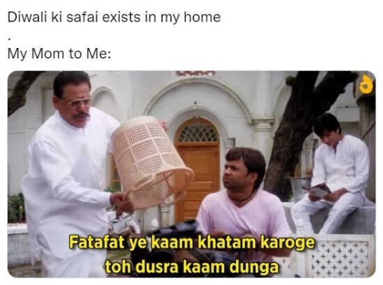 Diwali Ki Safai Memes