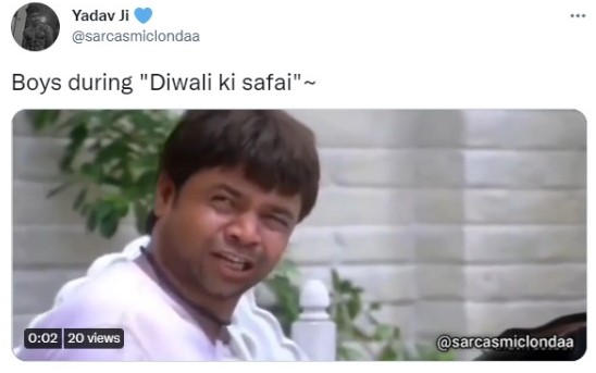 Diwali Ki Safai Memes