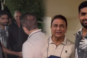 Sunil Gavaskar gifted his special thing to Babar Azam
