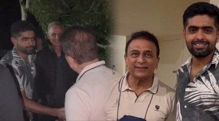 Sunil Gavaskar gifted his special thing to Babar Azam