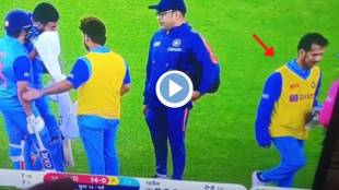 yuzvendra chahal fun moment with umpire during ind vs sa match in t20 world cup