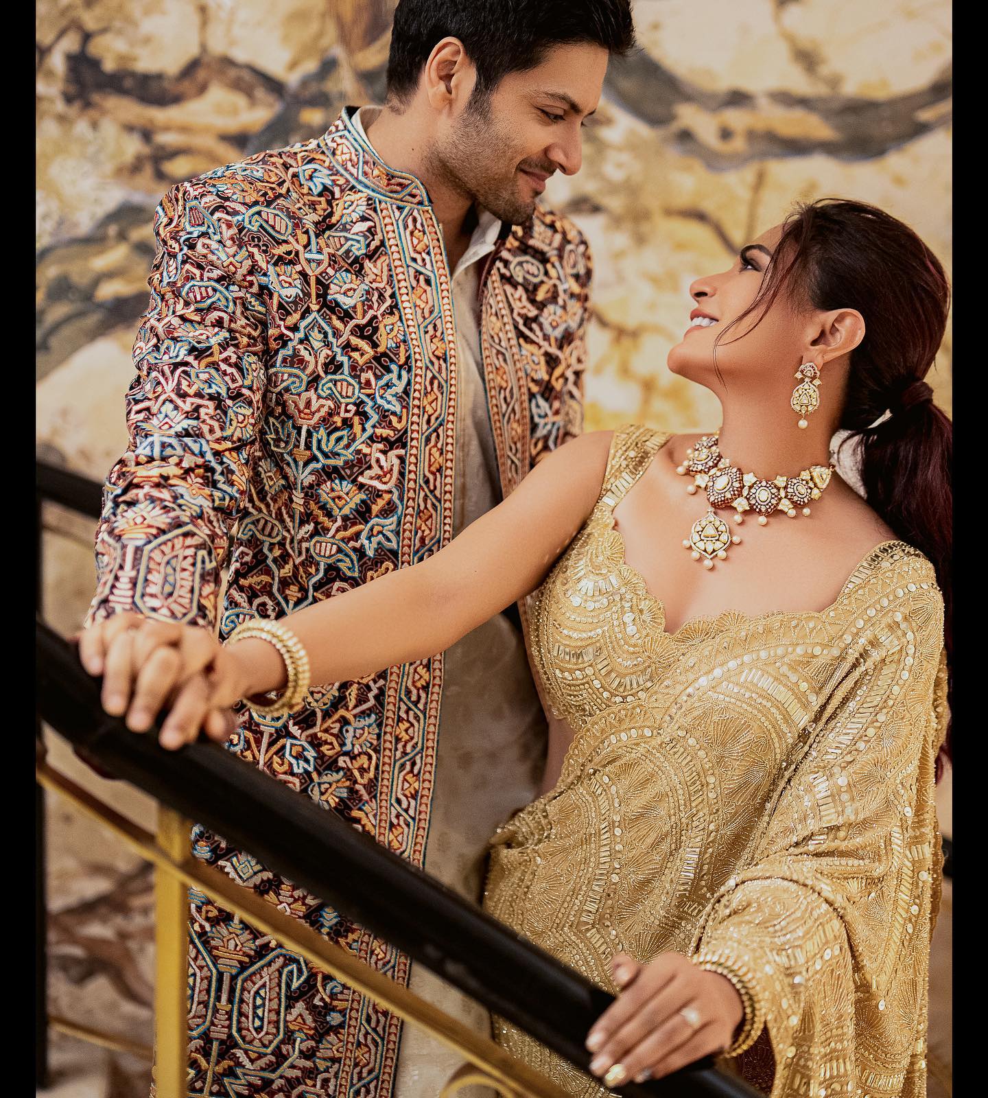 ali fazal and richa chadha wedding photos