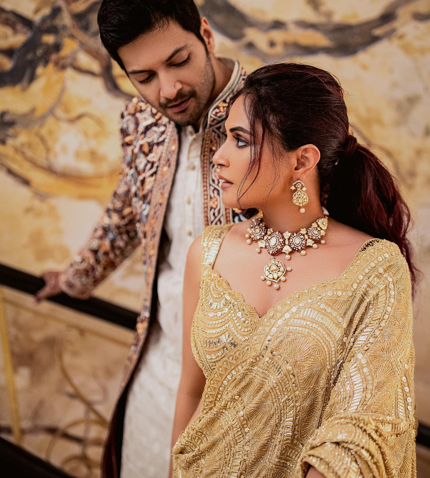 ali fazal and richa chadha wedding photos