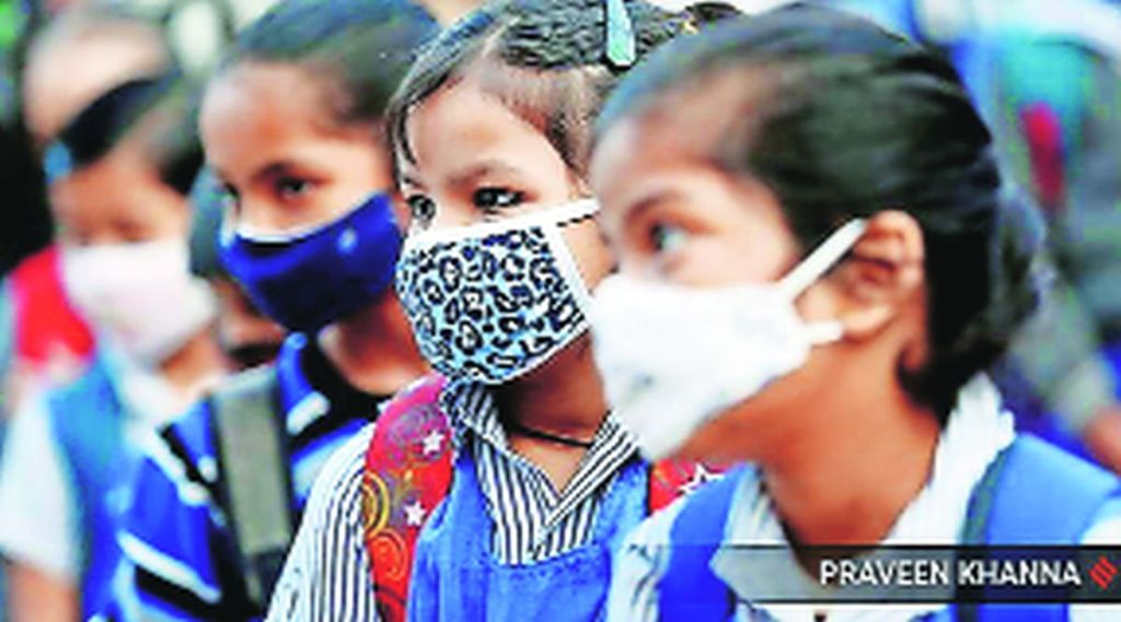 anvyartha students with mask anvyartha students with mask