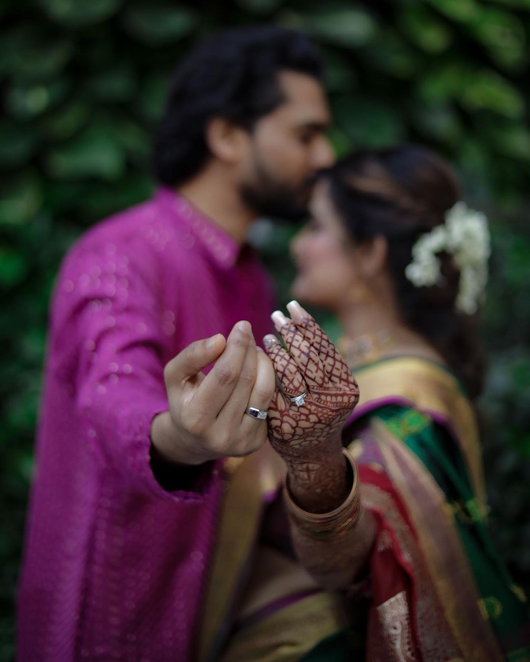 bhagyashree mote engagement ceremony photos 