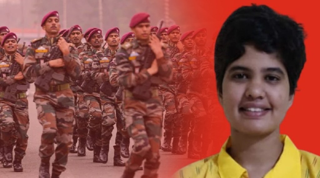 raigad`s daughter selected in indian army as a lieutenant