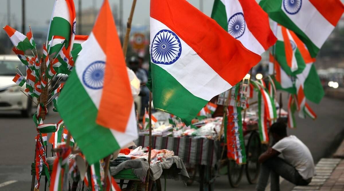 hindu indian flag