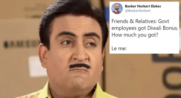 Diwali Bonus Funny memes That will make you Laugh Viral Trends On Instagram twitter 