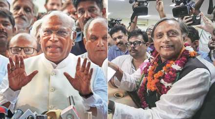 mallikarjun kharge and shashi tharoor agree to fight against sangh bjp