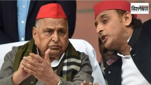 mulayam singh yadav and akhilesh yadav