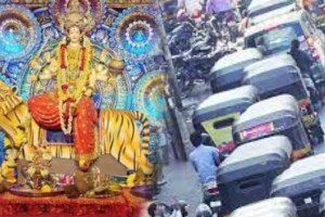 navratri Goddess immersion chnage route kalwa bhiwandi traffic police thane