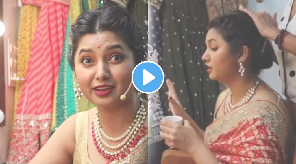 prajakta mali shared video