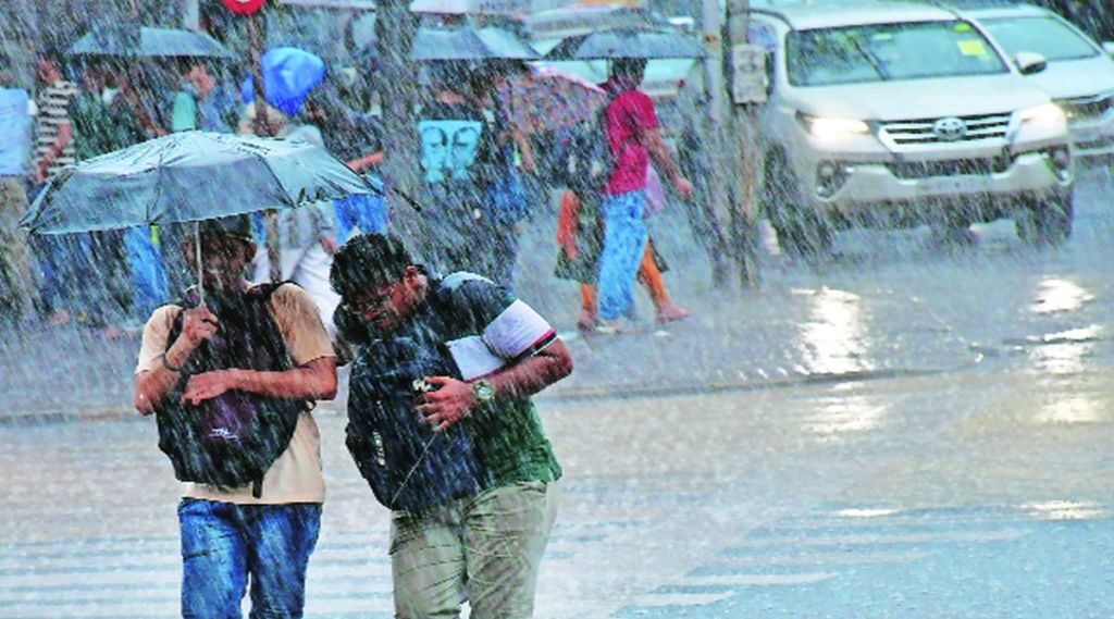 Heavy rain started in Nagpur from morning