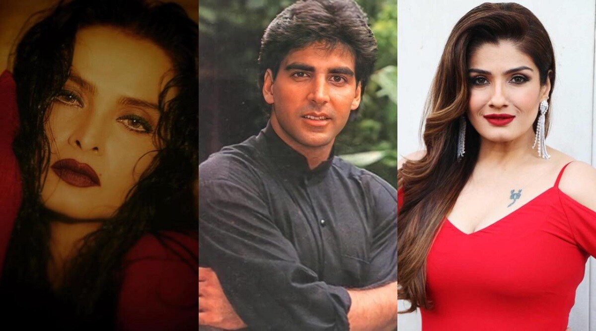 rekha akshay kumar raveena tondon