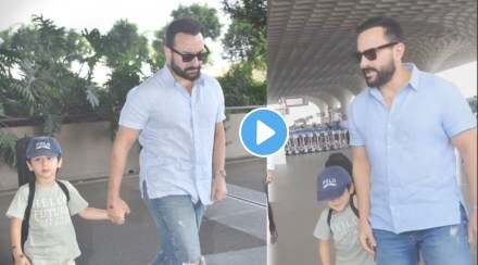 taimur pulling saif ali khan pant video viral