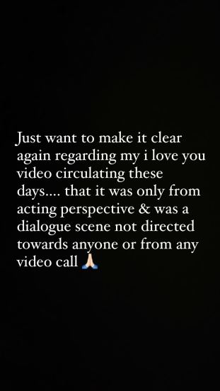 urvashi rautela instagram story