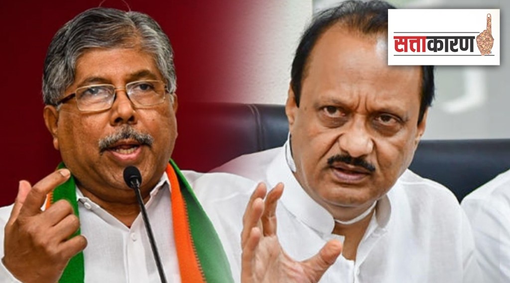 The political battle between Chandrakant Patil and Ajit Pawar is with full swing for dominance in Pune district