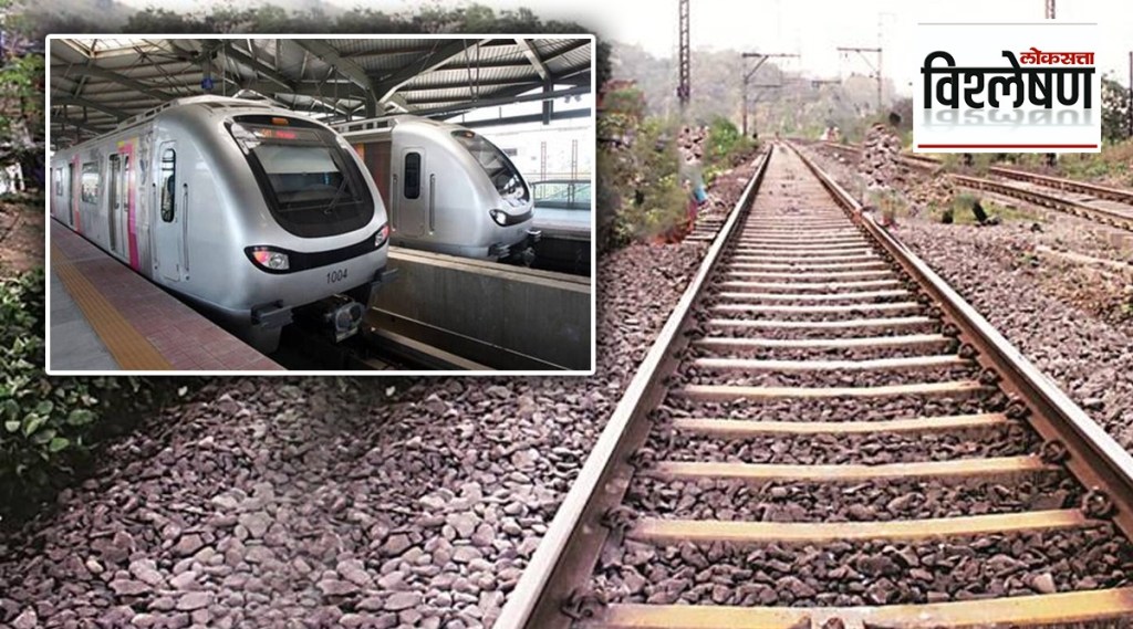 Why Local Train Tracks have Stones Unlike Mumbai Metro Tracks How Railway Tracks Cross Paths Explained