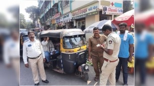 RTO action against unruly rickshaw drivers in Dombivli