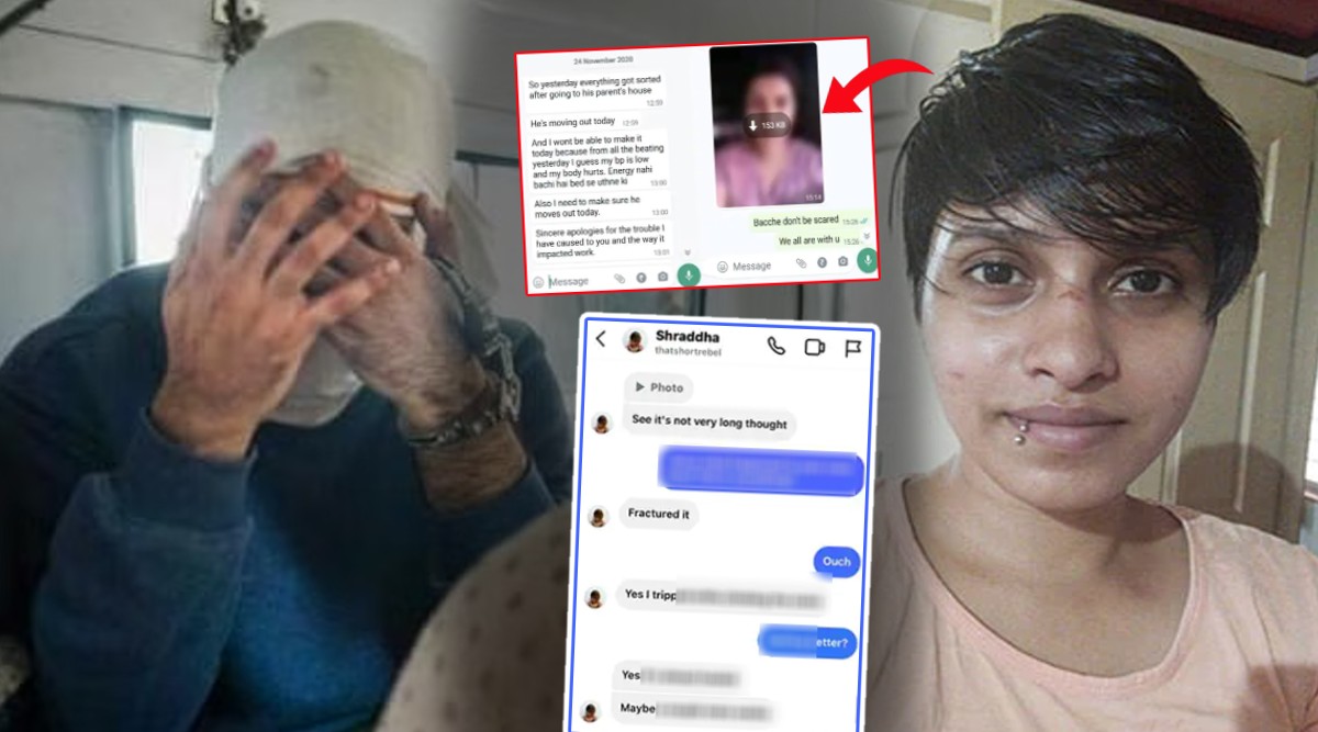 Shraddha Walkar Murder Case Victim WhatsApp Instagram Chat Photo Of Face With Injuries To Manager screenshot as evidence of relationship