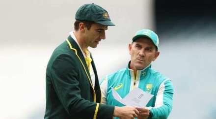 Australia captain Pat Cummins gave a sharp reply to Justin Langer