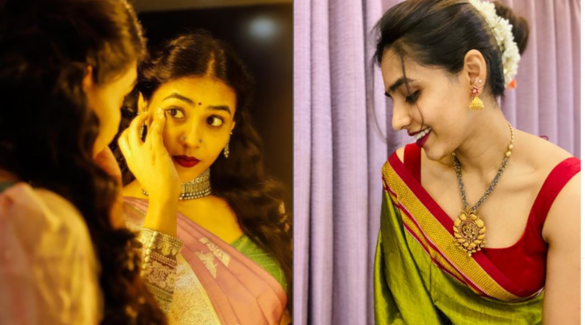 Kantara Rishabh Shettys Actress Leela aka Sapthami Gowda Instagram Photos Real Age Biography National Awards 