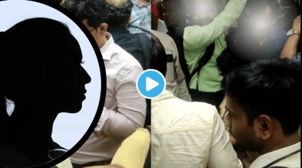 Video Women Gets In Mumbai Local Gents First Call Passenger Men Hide Faces Netizens Starts Praising Lady