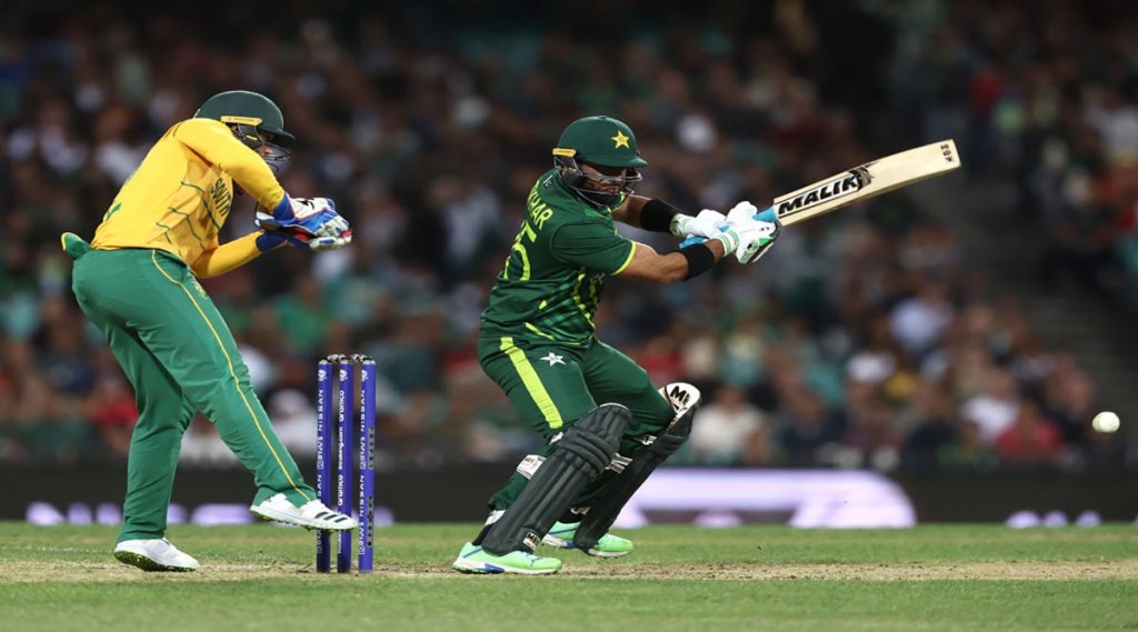 T20 World Cup 2022: Shadab-Iftikhar half-centuries put Pakistan 186-run challenge against South Africa