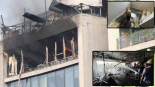 Fire at restaurant in Lullanagar Pune new