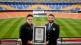 BCCI secratary Jay Shah receiving the Guinness World Record memento