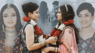 Kerala Lesbian Couple Adhila Nasarin Fathima Noora viral Wedding Photoshoot