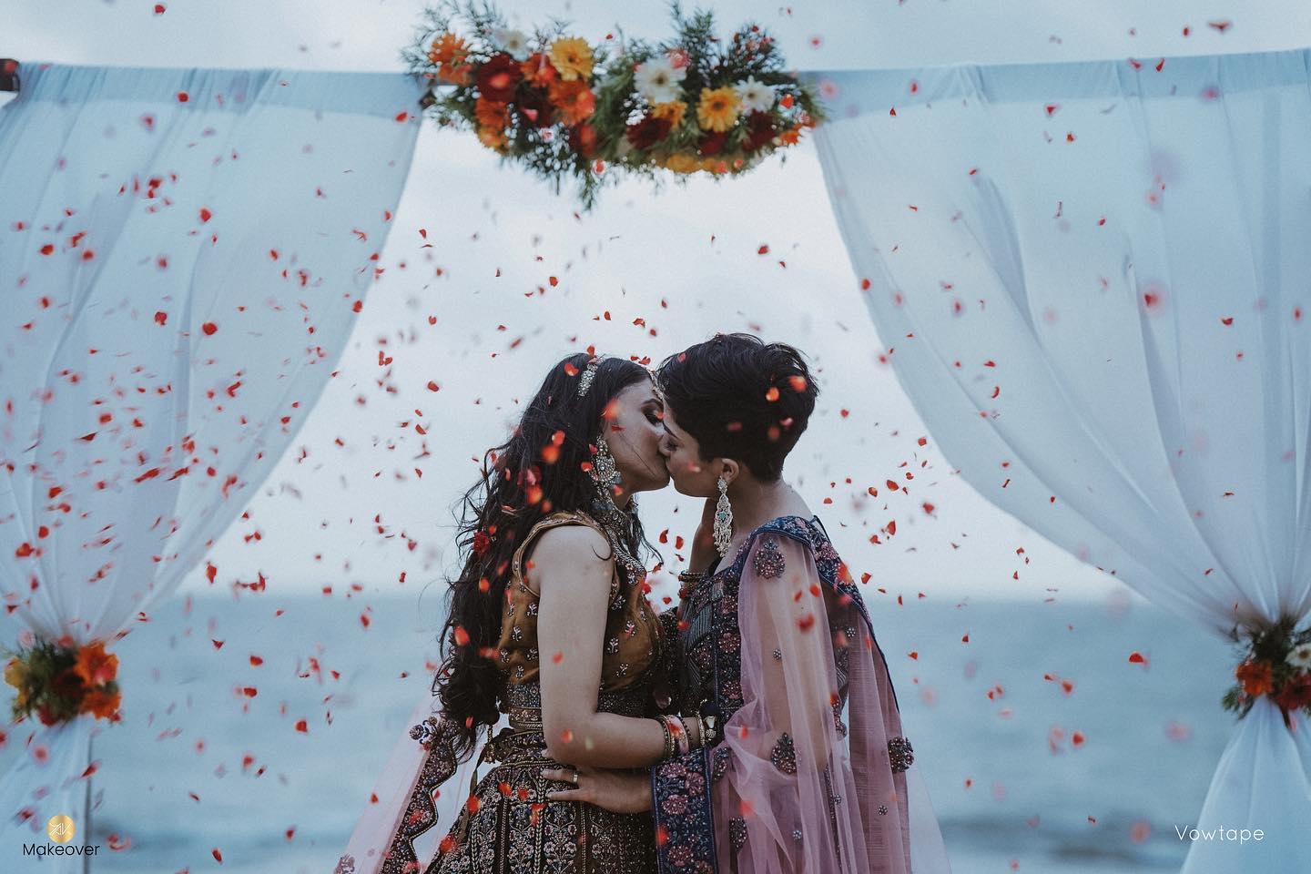 Kerala Lesbian Couple Adhila Nasarin Fathima Noora viral Wedding Photoshoot