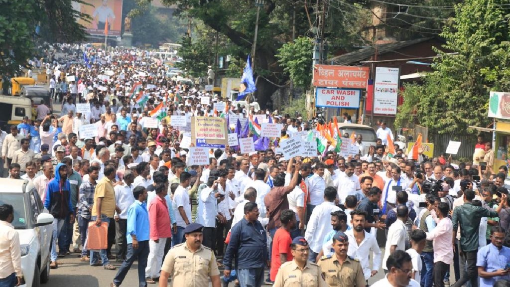 kolhapur against encroachment removal spontaneous response to the march satej patil