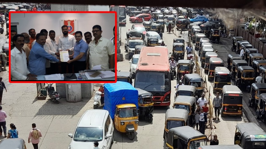 traffic sub regional transport officer many times while taking action against unruly rickshaw driver kalyand dombivali thane