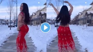 woman dancing on chammak challo song