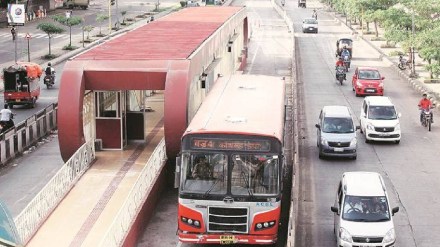 brt route developed on old pune mumbai highway approval of expenditure 74 crores pmc pune