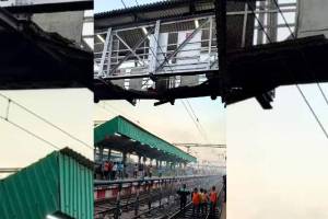pedestrian bridge collapsed due to officers negligence two officers suspended