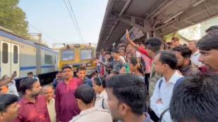 main reason behind the rail roko at Titwala is 8.33 AC local