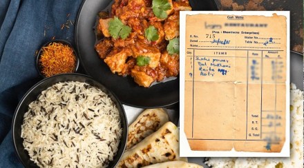 Restaurant shares bill from 1985 internet is shocked by the price of shahi paneer dal makhni and other food items