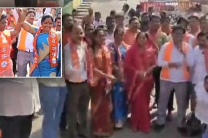 Thackeray group jubilation in Jalgaon after Sanjay Raut got bail