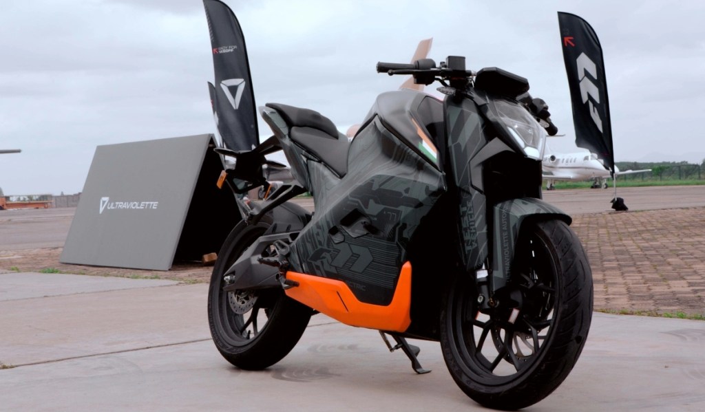 Ultraviolette F77 electric motorcycle