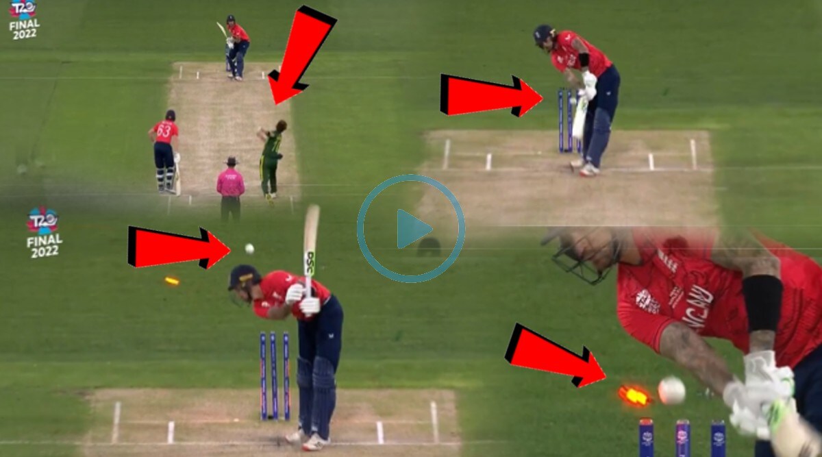 Video shaheen shah afridi clean bolds alex hales