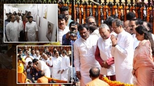 Uddhav Thackeray paid tribute to late Shivsena chief Balasaheb Thackeray