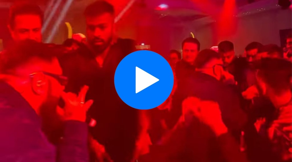 of Dhoni and Hardik Pandya dance on Badshah's song