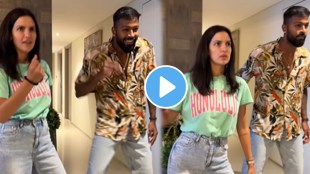 Hardik Pandya is on vacation and taking dance lessons from his wife