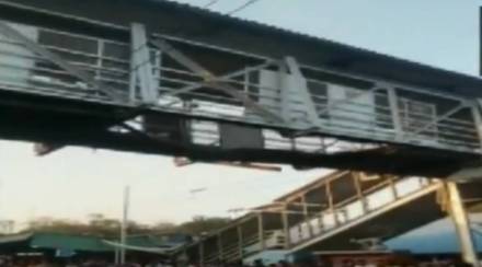 chandrapur railway station bridge collapse