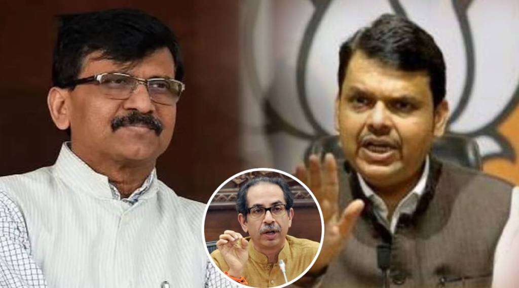 devendra fadnavis sanjay raut uddhav thackeray